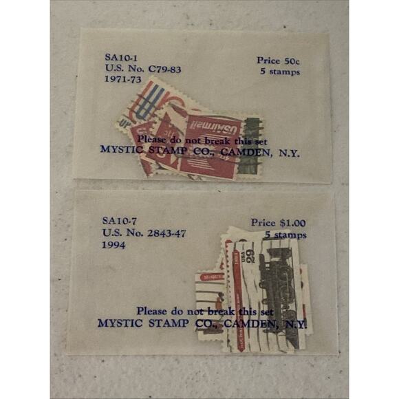 Vintage Postage Stamps US Collection Lot Of 71 Used Off Paper Dated 1895-1994 - Picture 8 of 8